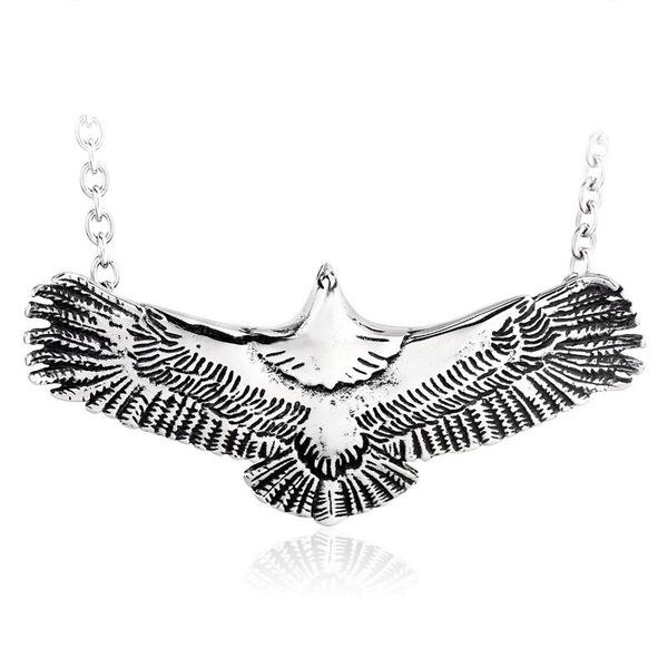 pendant necklaces drop ship stainless steel eagle necklace chain man punk good detail animal jewelry, Silver
pendant necklaces drop ship stainless steel eagle necklace chain man punk good detail animal jewelry, Silver