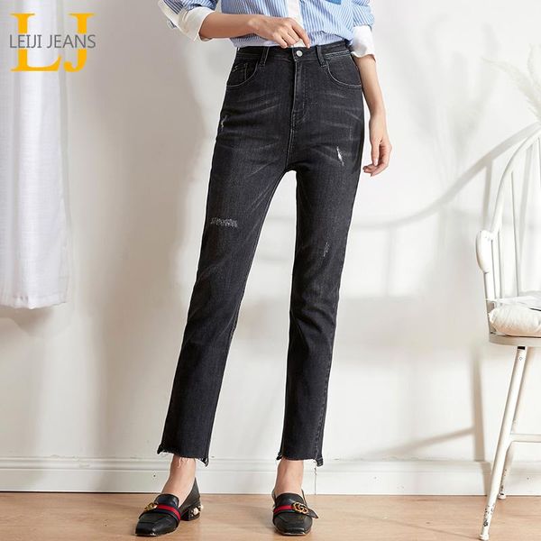 women's jeans leijijeans 2021 plus size women black loose ladies straight pants casual trend wear broken 9209, Blue
women's jeans leijijeans 2021 plus size women black loose ladies straight pants casual trend wear broken 9209, Blue