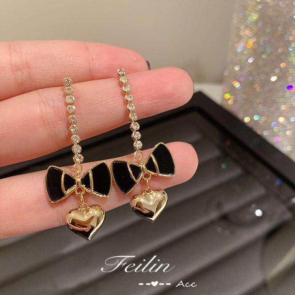 collection 2021 fashion drop earrings metals classic heart women dangle black boog love long kwast korean, Golden
collection 2021 fashion drop earrings metals classic heart women dangle black boog love long kwast korean, Golden