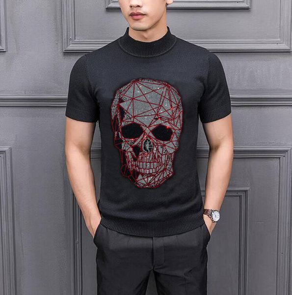 men 2022 autumn casual diamond stone cotton sweater pullovers outfit fashion slim fit o-neck, White;black
men 2022 autumn casual diamond stone cotton sweater pullovers outfit fashion slim fit o-neck, White;black