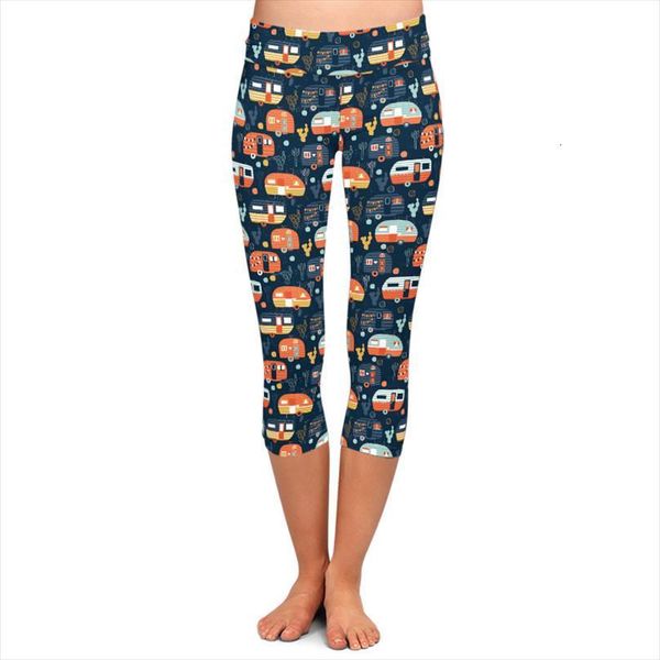 3d camping cars and women leggings tents print capri fashion high waist plus size fitness mid calf stretch legings, Black
3d camping cars and women leggings tents print capri fashion high waist plus size fitness mid calf stretch legings, Black