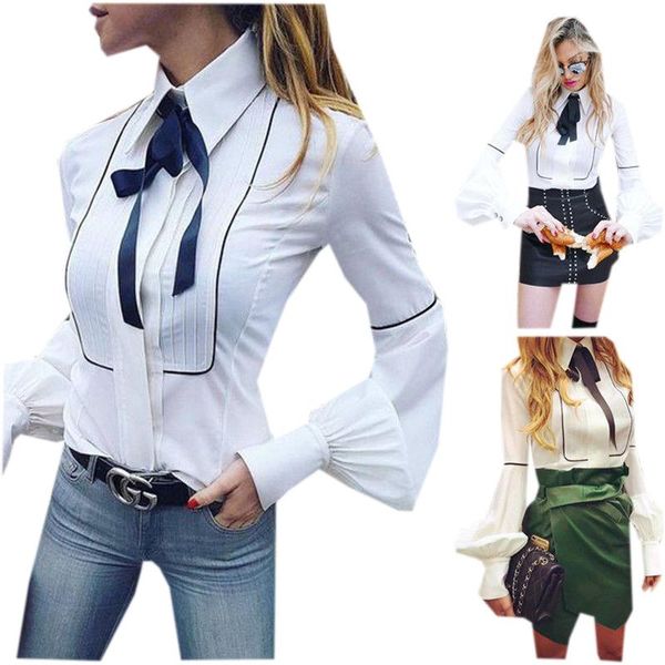 women's blouses & shirts fashion women long sleeve white solid blouse lady casual loose autumn formal
women's blouses & shirts fashion women long sleeve white solid blouse lady casual loose autumn formal