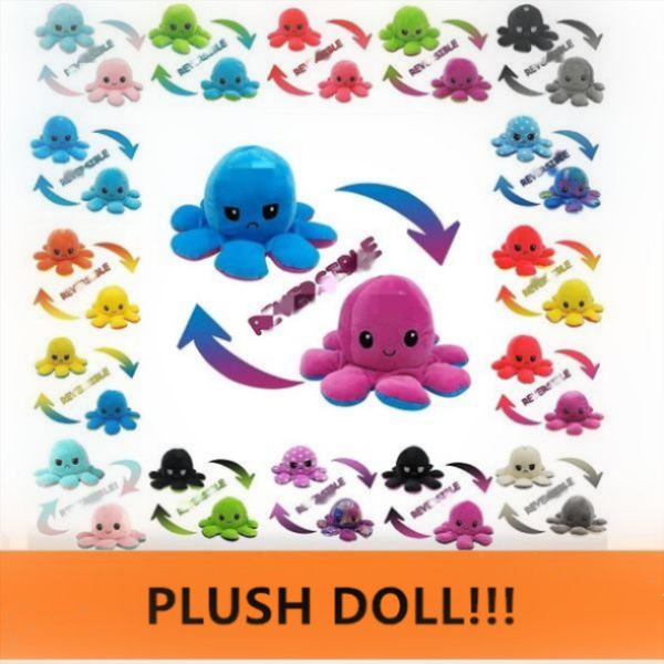 24 hours shipreversible flip ocs stuffed plush doll soft simulation reversible plush toys color chapter plush doll child toys 26 colors t016 
24 hours shipreversible flip ocs stuffed plush doll soft simulation reversible plush toys color chapter plush doll child toys 26 colors t016