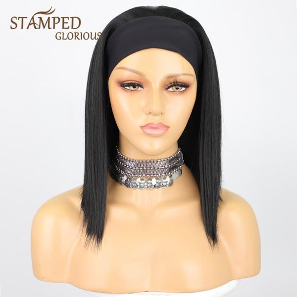 synthetic wigs stamped glorious short for black women straight bob headband full machine wig natural color
synthetic wigs stamped glorious short for black women straight bob headband full machine wig natural color