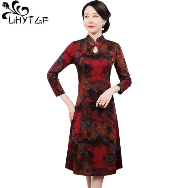 casual dresses uhytgf 5xl plus size dress vestidos national style vintage autumn winter women long sleeves cheongsam elegant 1283, Black;gray
casual dresses uhytgf 5xl plus size dress vestidos national style vintage autumn winter women long sleeves cheongsam elegant 1283, Black;gray