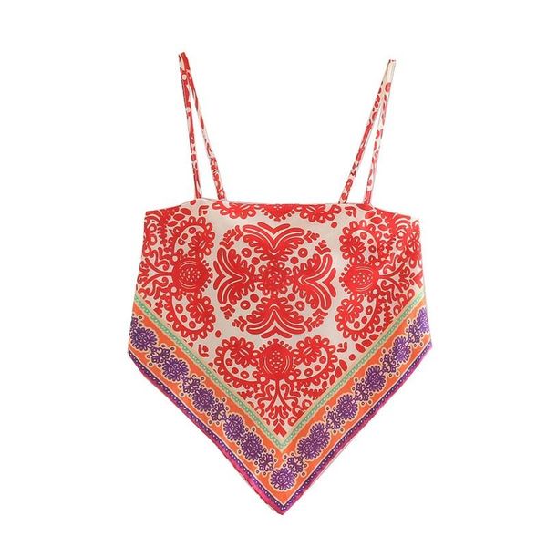 women's tanks & camis zxqj women 2021 fashion printed backless bow tie tank vintage spaghetti strap summer female shirts chic, White
women's tanks & camis zxqj women 2021 fashion printed backless bow tie tank vintage spaghetti strap summer female shirts chic, White