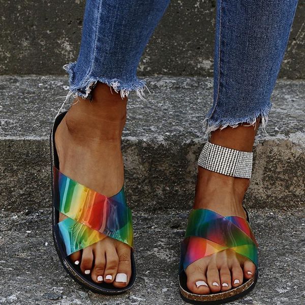 ribetrini new arrival ladies non-slip mixed color open toe shoes women slippers casual leisure comfy outside slippers, Black
ribetrini new arrival ladies non-slip mixed color open toe shoes women slippers casual leisure comfy outside slippers, Black