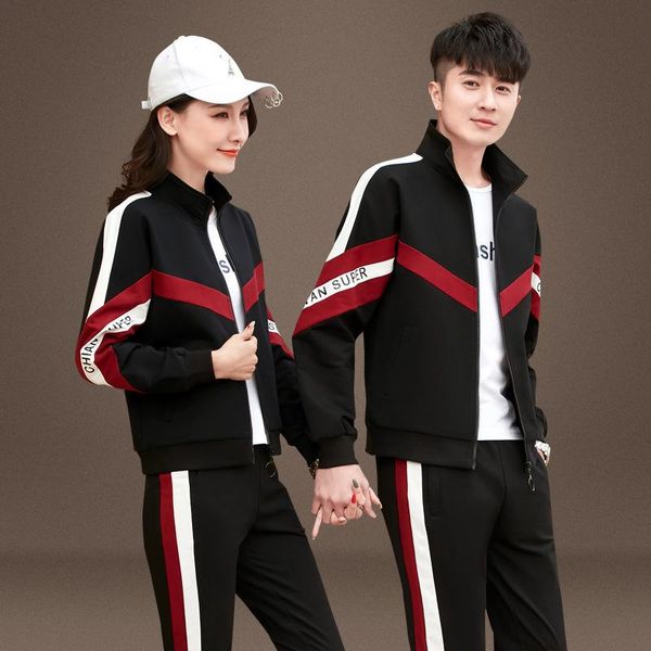 boutique spring 2021 new couple sports suit fashion loose sweater women's three piece leisure sports suit men, Gray
boutique spring 2021 new couple sports suit fashion loose sweater women's three piece leisure sports suit men, Gray