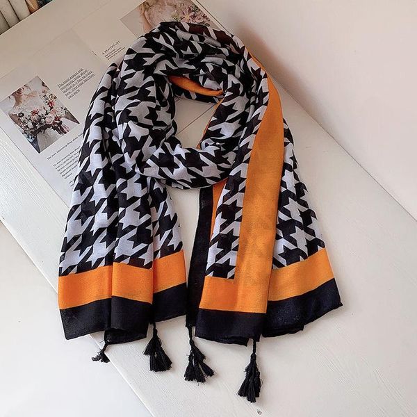 scarves fashion autumn women viscose scarf lovely houndstooth tassel beach hijab shawls and wraps female foulards echarpe muslim, Blue;gray
scarves fashion autumn women viscose scarf lovely houndstooth tassel beach hijab shawls and wraps female foulards echarpe muslim, Blue;gray