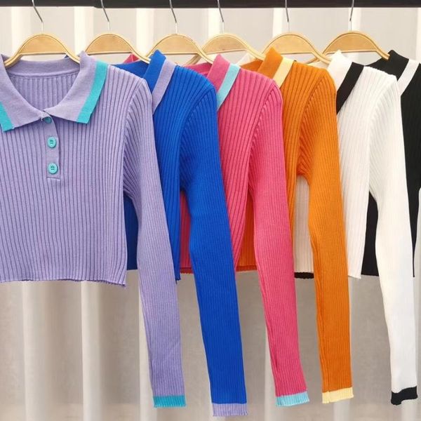 women's sweaters colorblock long sleeve women autumn basic patchwork knitted crop fashion y2k preppy pullover 2021, White;black
women's sweaters colorblock long sleeve women autumn basic patchwork knitted crop fashion y2k preppy pullover 2021, White;black