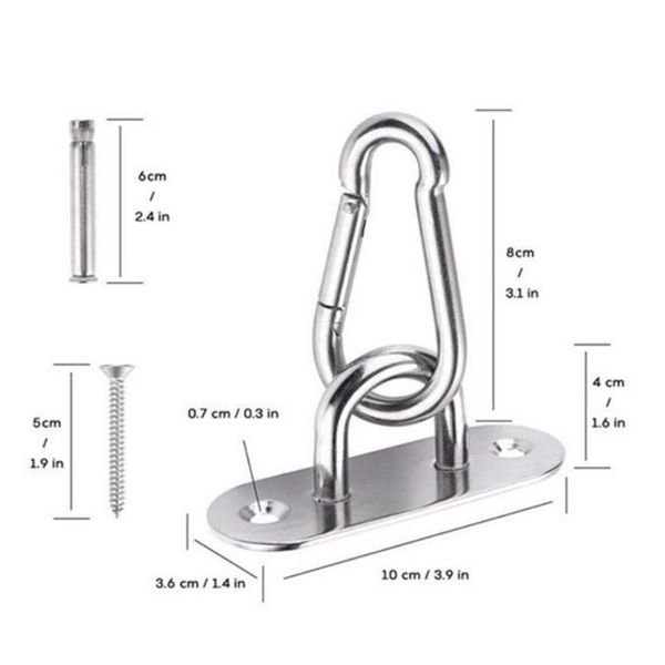 hooks & rails 304 stainless steel 360 degree heavy duty swing fixed buckles hook hanger for hammock sandbag lounger chairs swings
hooks & rails 304 stainless steel 360 degree heavy duty swing fixed buckles hook hanger for hammock sandbag lounger chairs swings