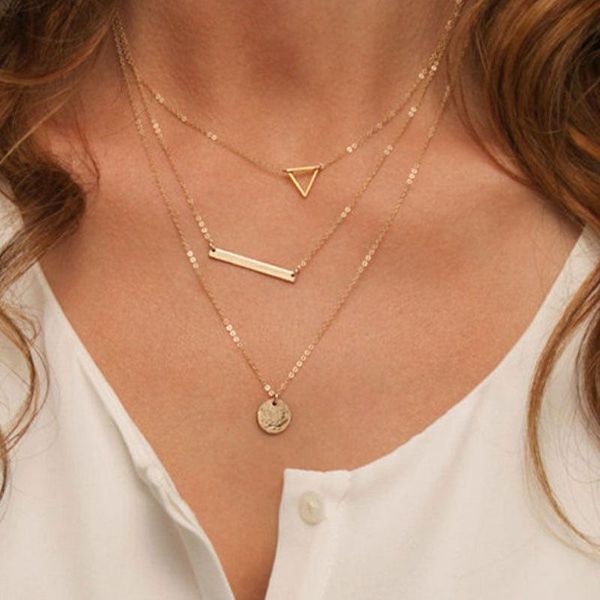 chains states jewelry fashion street snap wind round glitter sequins rectangular hollow triangle combination short necklace, Silver
chains states jewelry fashion street snap wind round glitter sequins rectangular hollow triangle combination short necklace, Silver