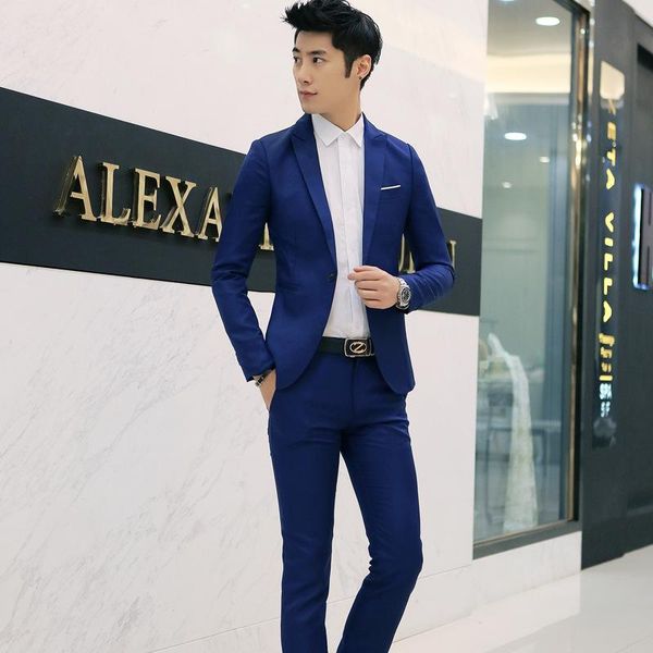 men's suits & blazers 2021 spring and autumn fashion casual two-piece suit solid color long sleeve slim luxury clothing s-5xl, White;black
men's suits & blazers 2021 spring and autumn fashion casual two-piece suit solid color long sleeve slim luxury clothing s-5xl, White;black