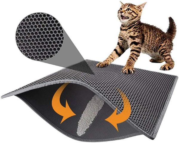 cat litter mat - extra-large size cat bed litter box accessories pet pets bed house cats pet beds for dogs