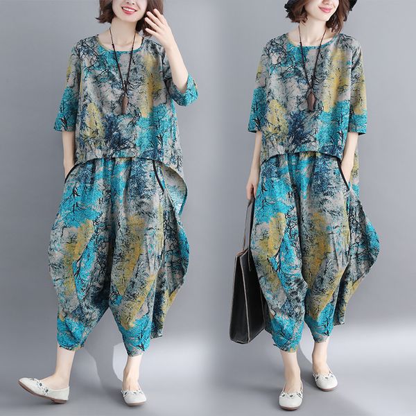 female stamped women's clothing, cotton and linen, wind, baggy, retro, large leg trousers, parts mvce, Gray
female stamped women's clothing, cotton and linen, wind, baggy, retro, large leg trousers, parts mvce, Gray