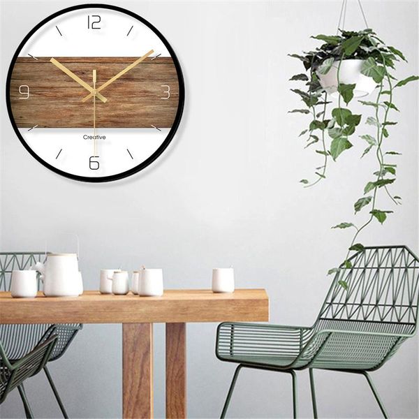 wall clocks nordic simple wood grain clock retro tempered glass mute movement transparent dail hanging horloges home decor el
wall clocks nordic simple wood grain clock retro tempered glass mute movement transparent dail hanging horloges home decor el