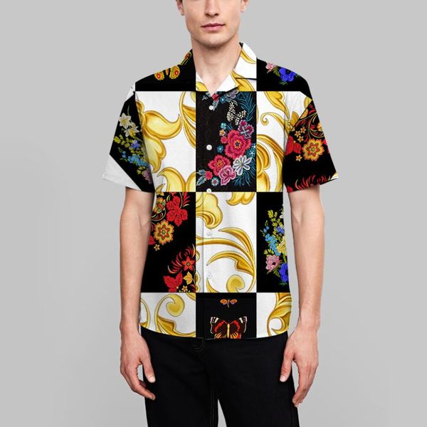 men's casual shirts 3d printing summer beach shirt fashion short-sleeved floral loose hawaii, White;black
men's casual shirts 3d printing summer beach shirt fashion short-sleeved floral loose hawaii, White;black