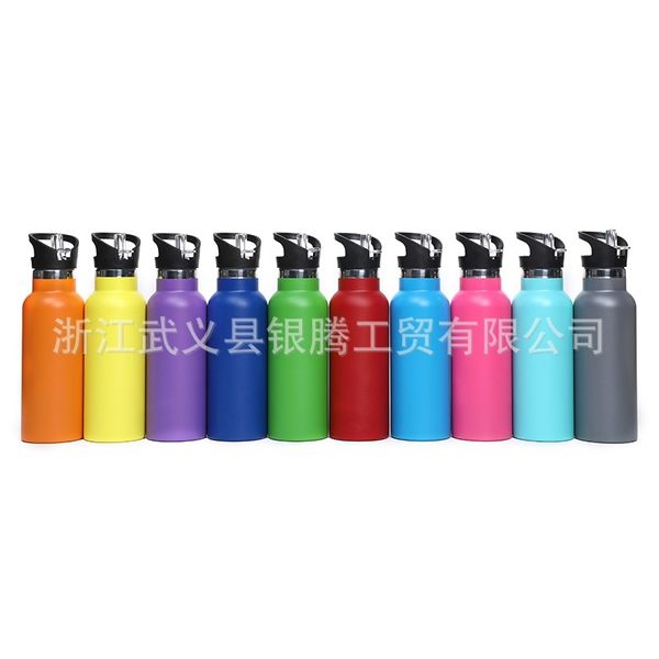Hot 304 stainless steel double deck sports water bottle, Color 
Hot 304 stainless steel double deck sports water bottle, Color