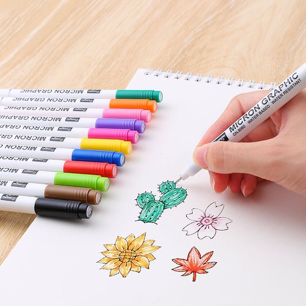 12 color/set liner pen waterproof smooth fine liner pigma micron pen 0.45mm drawing marker draw liners artist markers pens
12 color/set liner pen waterproof smooth fine liner pigma micron pen 0.45mm drawing marker draw liners artist markers pens