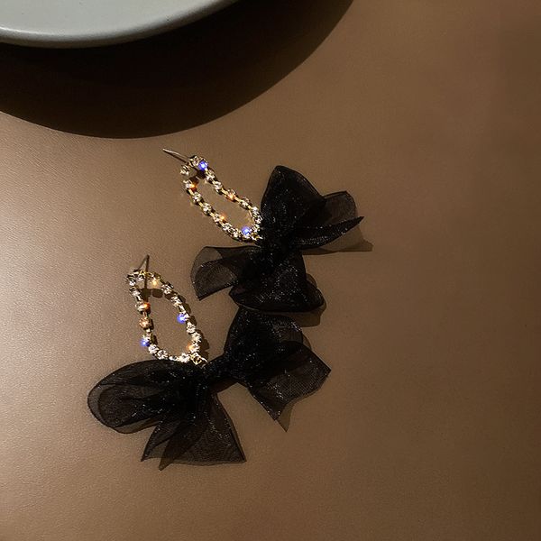 s925 silver needle diamond bow earrings geometric women's minority set up trendy fashion women
s925 silver needle diamond bow earrings geometric women's minority set up trendy fashion women