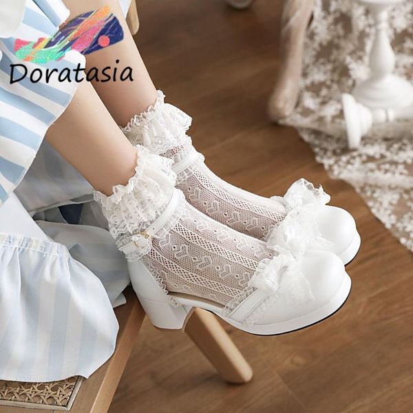 sandals doratasia big size 43 women solid buckle round toe marry janes shoes butterfly knot sweet lolita, Black
sandals doratasia big size 43 women solid buckle round toe marry janes shoes butterfly knot sweet lolita, Black