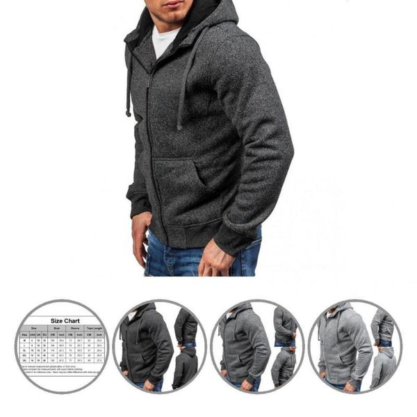 men's sweaters autumn winter stylish zipper warm hoodie male solid color clothes, White;black
men's sweaters autumn winter stylish zipper warm hoodie male solid color clothes, White;black