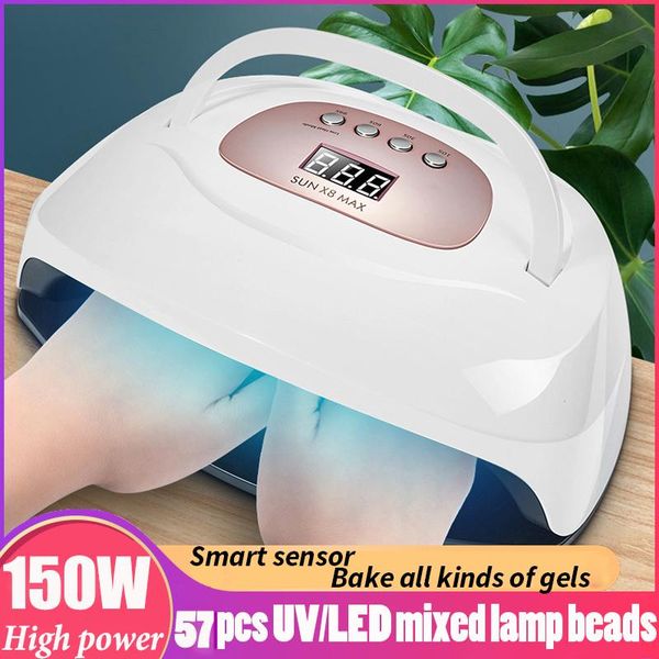 nail dryers 150w sun x8 max uv dryer 57/ led automatic induction ultraviolet ice lamp four gears timer 10s / 30s 60s 99s manicure t
nail dryers 150w sun x8 max uv dryer 57/ led automatic induction ultraviolet ice lamp four gears timer 10s / 30s 60s 99s manicure t