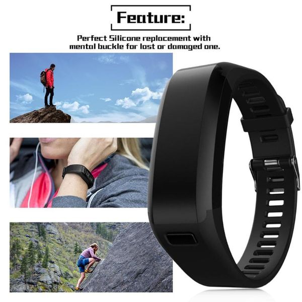 watch bands soft silicone smart bracelet replacement strap watchband for garmin vivosmart hr fitness tracker band supplies, Black;brown
watch bands soft silicone smart bracelet replacement strap watchband for garmin vivosmart hr fitness tracker band supplies, Black;brown