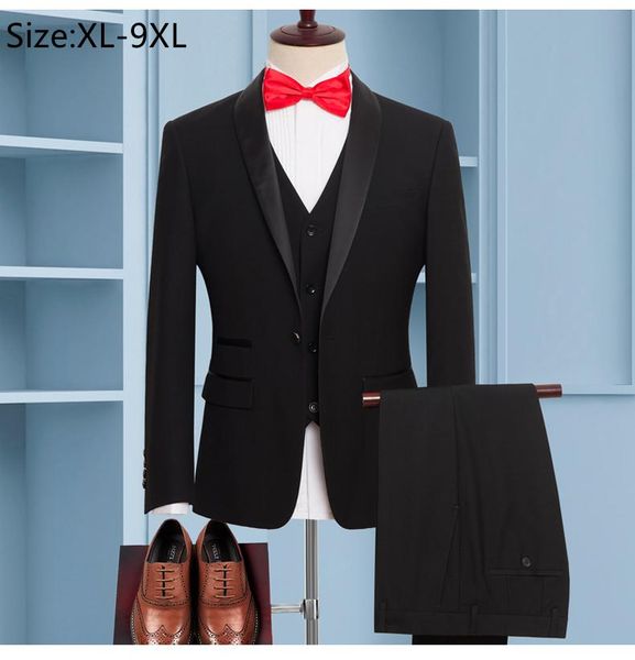 men's suits & blazers large size business casual banquet wedding formal wear high-quality suits(jacket)+(vest)+(pants), White;black
men's suits & blazers large size business casual banquet wedding formal wear high-quality suits(jacket)+(vest)+(pants), White;black