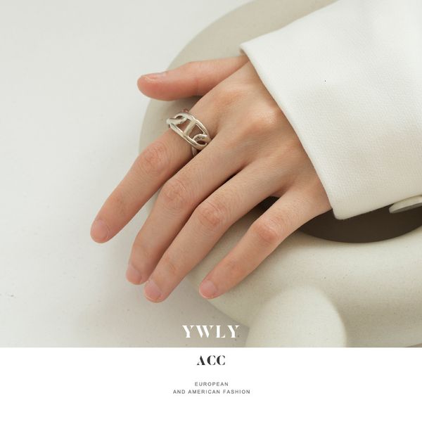 design pig nose cut-out ring women's net red minimalist fashion chic silver hand ornament ywly
design pig nose cut-out ring women's net red minimalist fashion chic silver hand ornament ywly