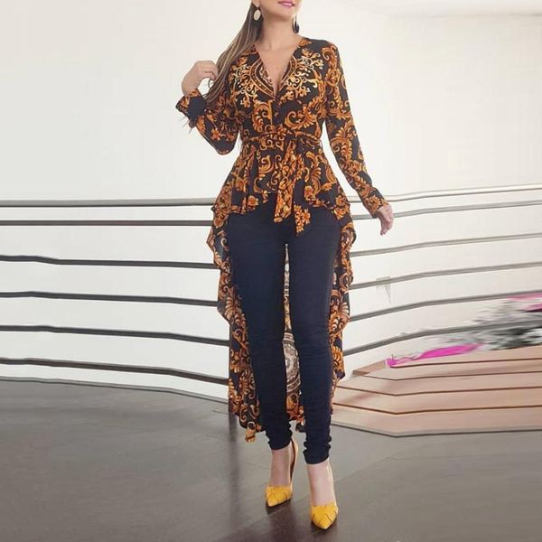blouse women ethnic print irregular long shirt spring autumn 2021 ladies casual office workwear female slim shirts d30, White
blouse women ethnic print irregular long shirt spring autumn 2021 ladies casual office workwear female slim shirts d30, White