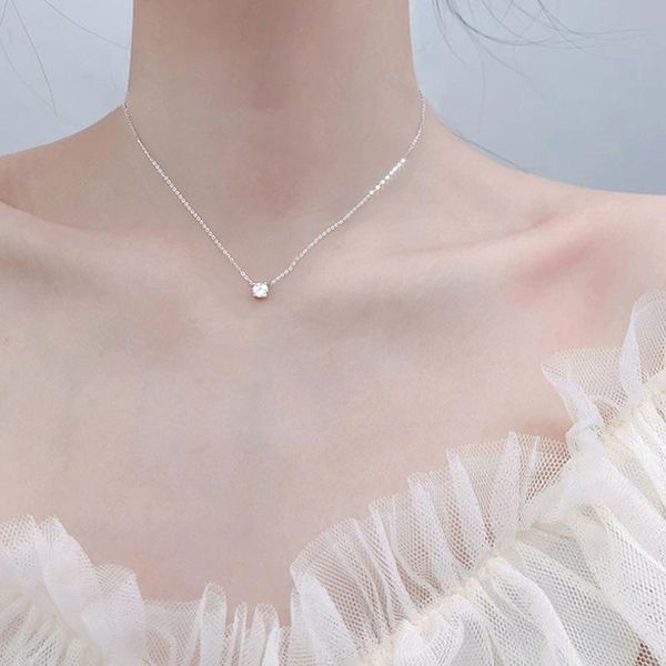 chains minimalist fashion shiny clavicle chain golden silver color zircon pendant necklace elegant woman party jewelry gift
chains minimalist fashion shiny clavicle chain golden silver color zircon pendant necklace elegant woman party jewelry gift