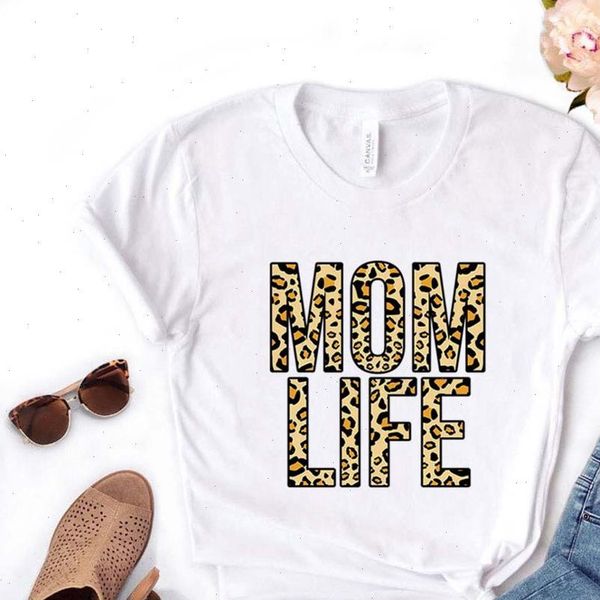 women t shirt mom life leopard print tshirt women short sleeve o neck loose t shirt ladies causal tee shirt clothes, White
women t shirt mom life leopard print tshirt women short sleeve o neck loose t shirt ladies causal tee shirt clothes, White