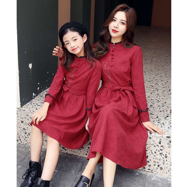 2969 parent child spring autumn new fashion ethnic women's drs, Blue
2969 parent child spring autumn new fashion ethnic women's drs, Blue