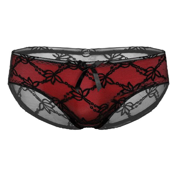 mens erotic undershorts lingerie see-through floral lace briefs low rise patchwork bowknot transparent sissy underpanties, Black;white
mens erotic undershorts lingerie see-through floral lace briefs low rise patchwork bowknot transparent sissy underpanties, Black;white