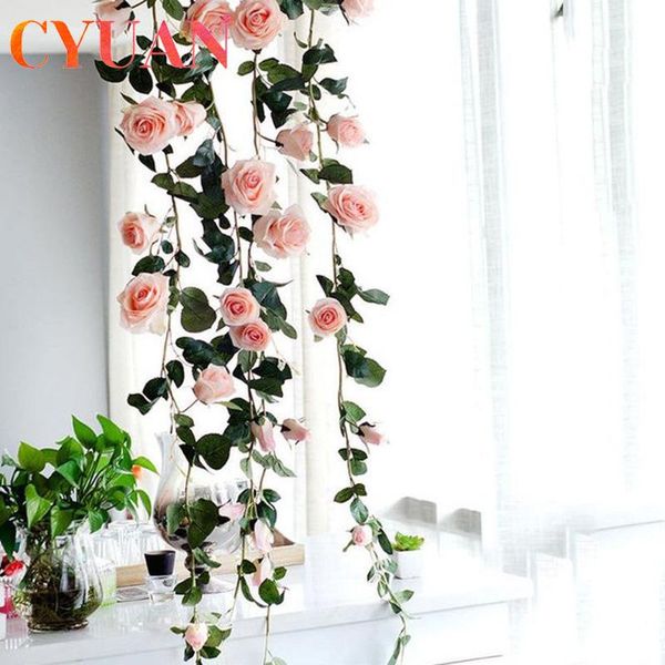 decorative flowers & wreaths 2m artificial rose ivy vine wedding decor real touch silk flower garland string with leaves for home hanging de
decorative flowers & wreaths 2m artificial rose ivy vine wedding decor real touch silk flower garland string with leaves for home hanging de