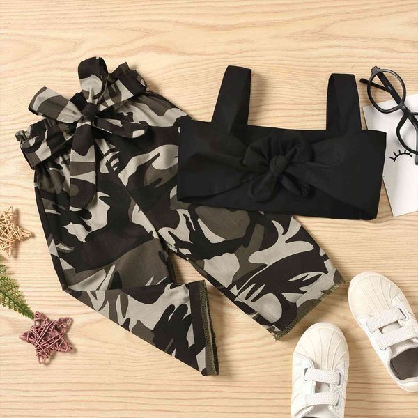 fashion kids baby girls clothes sets summer bow knot vest crop and camouflage long pants casual outfits 1 5y, White
fashion kids baby girls clothes sets summer bow knot vest crop and camouflage long pants casual outfits 1 5y, White