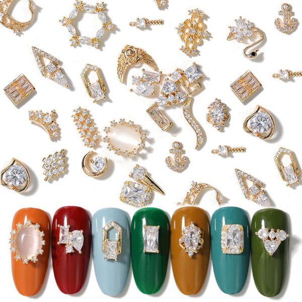 nail art decorations 2 pieces of luxury water drop crystal pendant chain amulet ornament 6 zircon diamond nails, Silver;gold
nail art decorations 2 pieces of luxury water drop crystal pendant chain amulet ornament 6 zircon diamond nails, Silver;gold