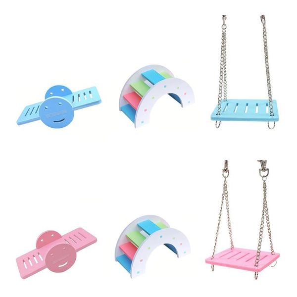 small animal supplies hamster toy wooden rainbow arch bridge seesaw swing set climb diy cage accessories for pet
small animal supplies hamster toy wooden rainbow arch bridge seesaw swing set climb diy cage accessories for pet