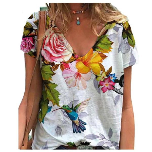 women's t-shirt s-3xl casual summer t shirt 2021 women animal print tee short sleeve loose v-neck female street hipster plus size, White
women's t-shirt s-3xl casual summer t shirt 2021 women animal print tee short sleeve loose v-neck female street hipster plus size, White
