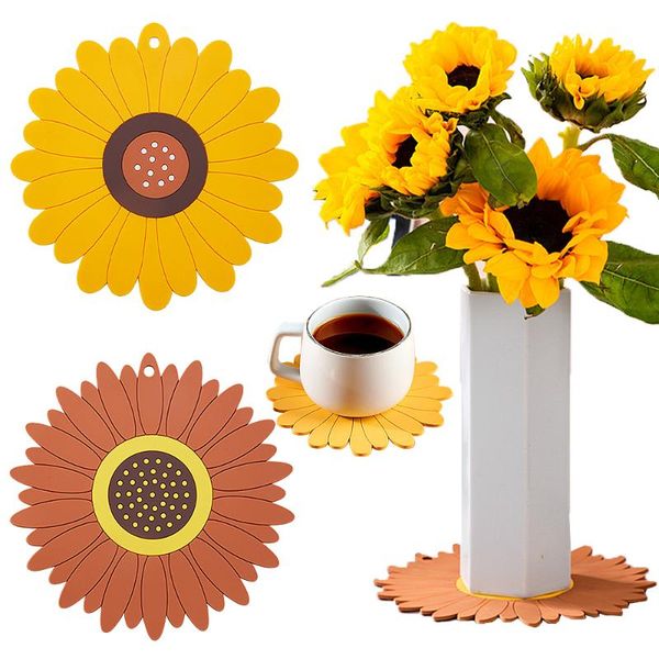 mats & pads sunflower silicone mat cup pad drink non slip insulation pot holder placemat for home office desk kitchen accessories
mats & pads sunflower silicone mat cup pad drink non slip insulation pot holder placemat for home office desk kitchen accessories