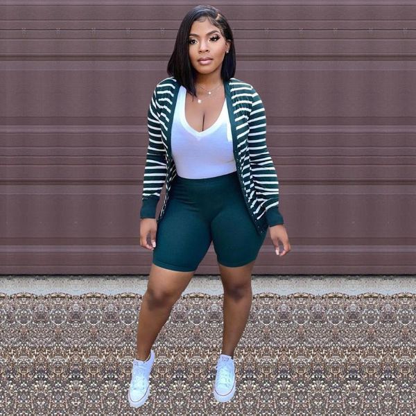 women's tracksuits hhdmv 2021 classic striped casual office lady suitable daily full sleeve cloth knee length slim women 2 piece set, Gray
women's tracksuits hhdmv 2021 classic striped casual office lady suitable daily full sleeve cloth knee length slim women 2 piece set, Gray