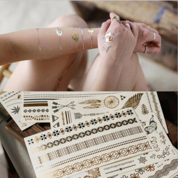 temporary tattoos 1pc leaf tattoo women party body arm art fake flash gold metallic stickers girl bracelet wrist
temporary tattoos 1pc leaf tattoo women party body arm art fake flash gold metallic stickers girl bracelet wrist