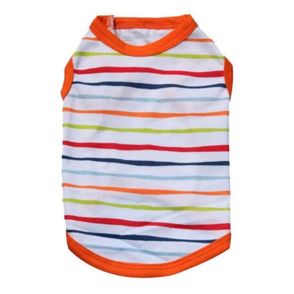 dog apparel 1 pc summer pet clothes for small middle cat xs-l colorful striped cute cotton blend puppy vest t-shirt wholesale 40a25
dog apparel 1 pc summer pet clothes for small middle cat xs-l colorful striped cute cotton blend puppy vest t-shirt wholesale 40a25