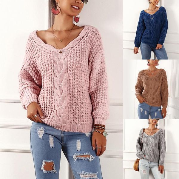knitted sweater 2021 pink pullover candy color harajuku fashion chic short twist v neck women's sweaters, White;black
knitted sweater 2021 pink pullover candy color harajuku fashion chic short twist v neck women's sweaters, White;black