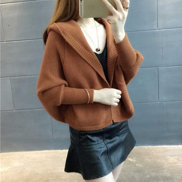 women's knits & tees cardigan women batwing sleeve hooded sweaters cardigans autumn fashion knitted jackets spring loose warm hoodies o, White
women's knits & tees cardigan women batwing sleeve hooded sweaters cardigans autumn fashion knitted jackets spring loose warm hoodies o, White