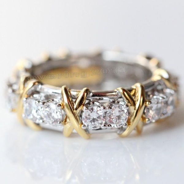 wedding rings fashion jewelry eternity ring 3mm gem 5a zircon stone 10kt yellow white gold filled women engagement band, Slivery;golden
wedding rings fashion jewelry eternity ring 3mm gem 5a zircon stone 10kt yellow white gold filled women engagement band, Slivery;golden