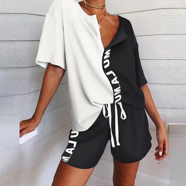 striped women's pajamas suit summer casual two pieces loose pajamas suits woman spring fashion ladies nightwear sets 2020 new, Black;red
striped women's pajamas suit summer casual two pieces loose pajamas suits woman spring fashion ladies nightwear sets 2020 new, Black;red