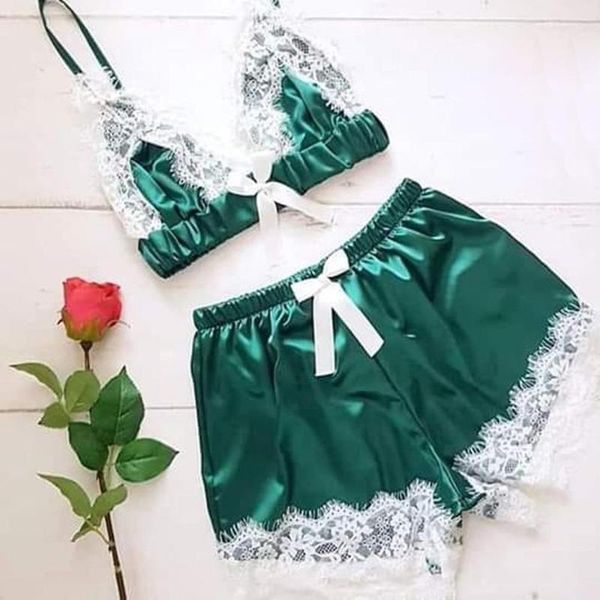 bras sets women lingerie set ladies lace flower satin bra bowknot shorts underwear sleepwear seksowna bielizna 3@, Red;black
bras sets women lingerie set ladies lace flower satin bra bowknot shorts underwear sleepwear seksowna bielizna 3@, Red;black
