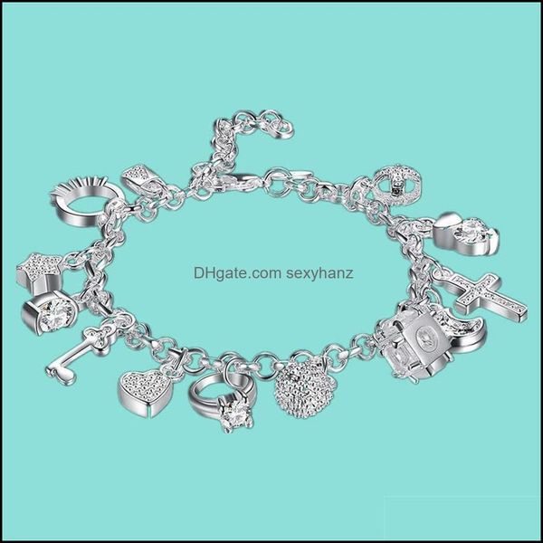 bangle babyllnt sier bracelets for women 925 sterling jewelry wristband mti charms bracelet wedding party drop delivery 2021 vntoc, Black
bangle babyllnt sier bracelets for women 925 sterling jewelry wristband mti charms bracelet wedding party drop delivery 2021 vntoc, Black